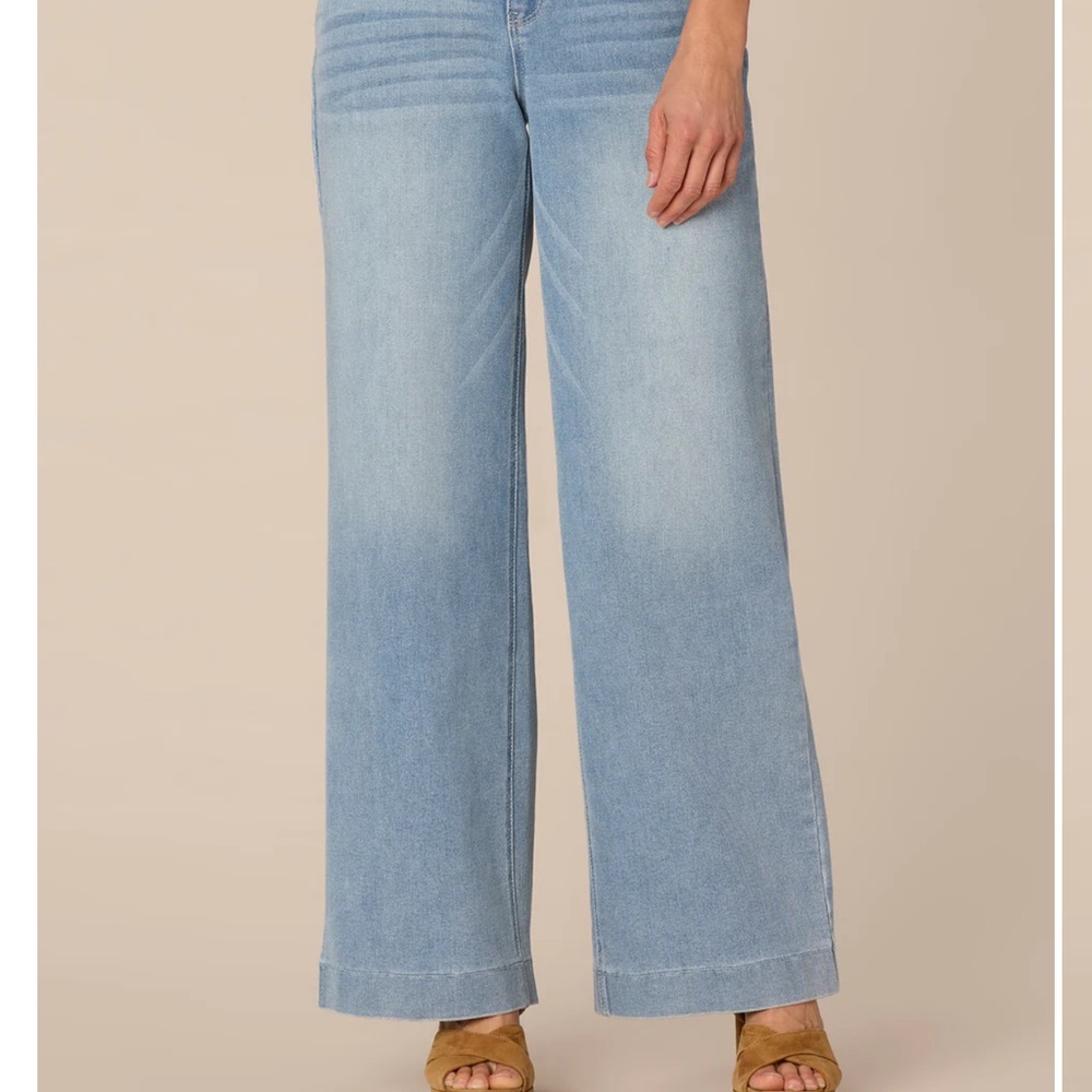Democracy Sky Blue Wide Leg Jeans
